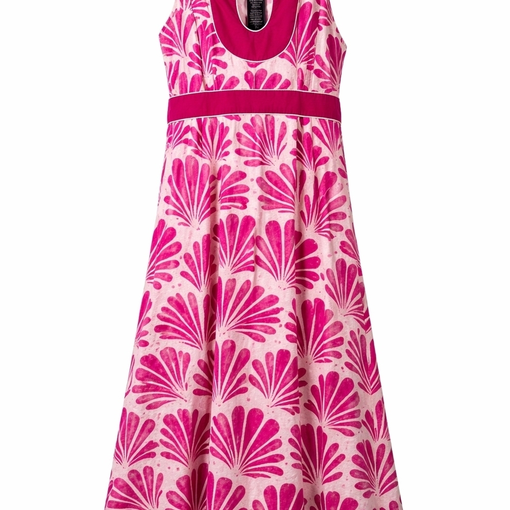 belk Pink and White Floral A-Line Maxi Dress (Item#104) - Picture 11 of 16